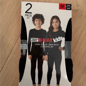 32 Degrees Heat Thermal 2-Piece Set Kids Size M